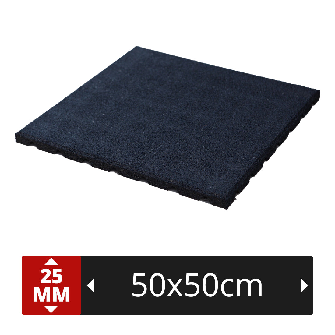 Rubber Tegels 50x50x2,5 cm