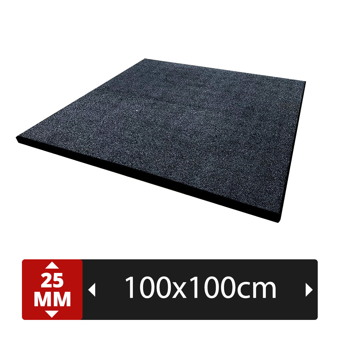 Rubber Tegels 100x100x2,5 cm