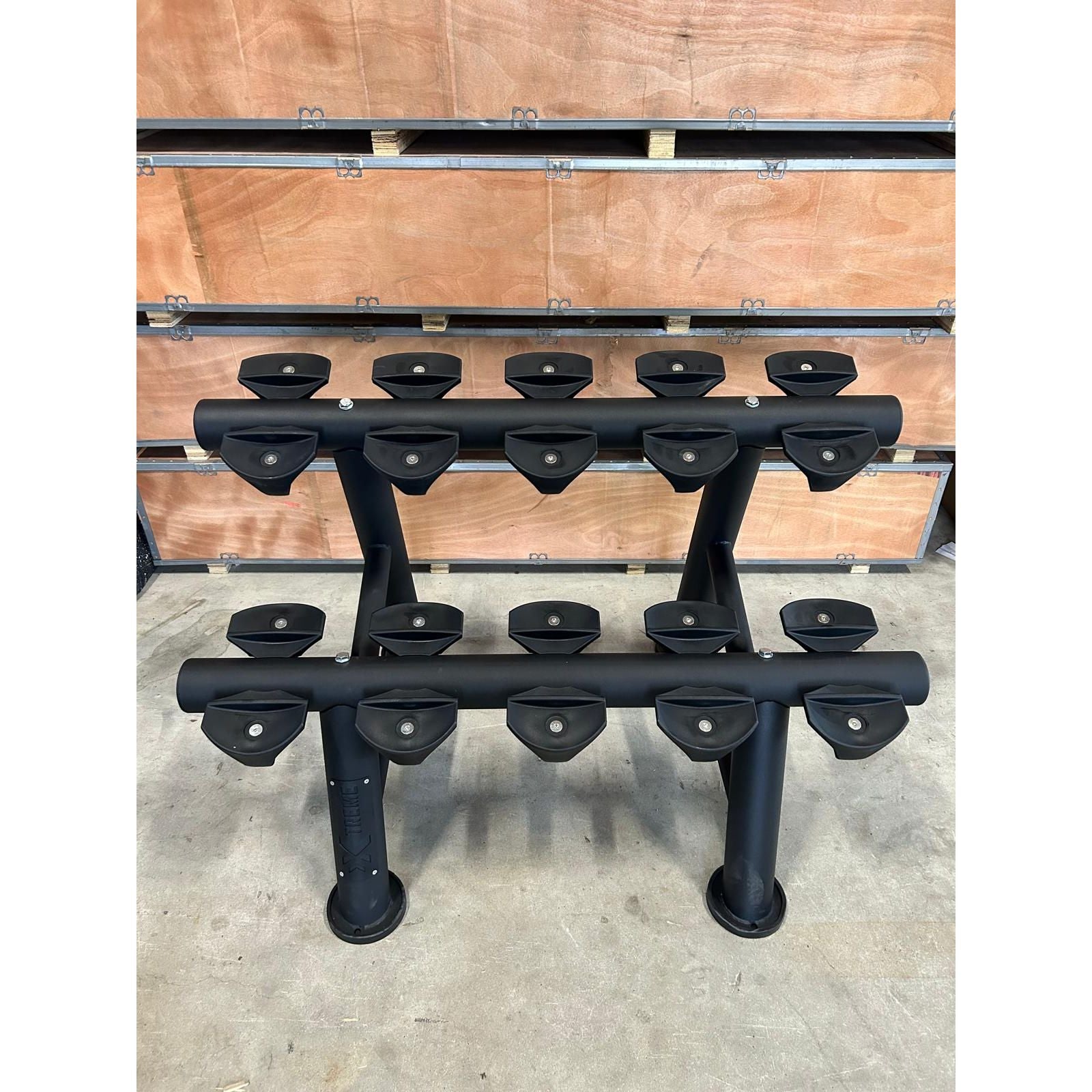 2-laags Dumbbell Rek voor 5 Sets