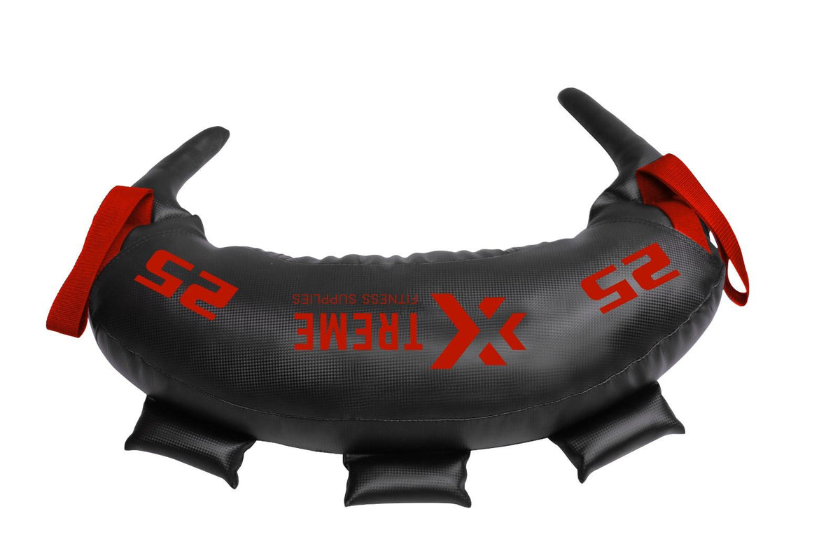 Premium Bulgarian bag 25kg zwart/rood