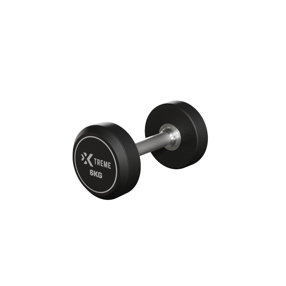 Xtreme Rubber Dumbbell 6kg Set – Duurzaam en Stevig