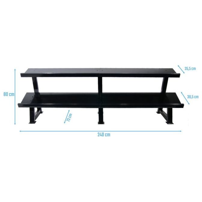 Xtreme Dumbellrek Heavy 2-Tier - xtremefitnessstore