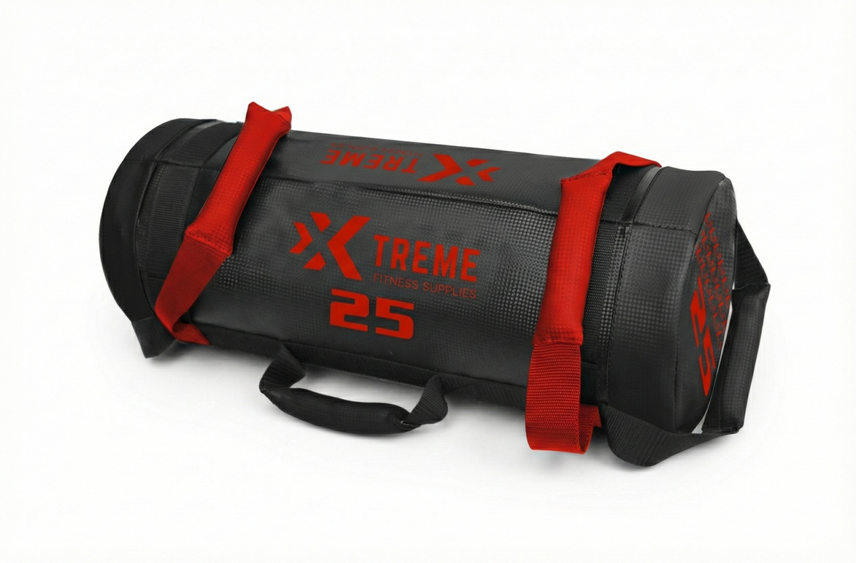 Prumium power bag 25kg zwart/rood