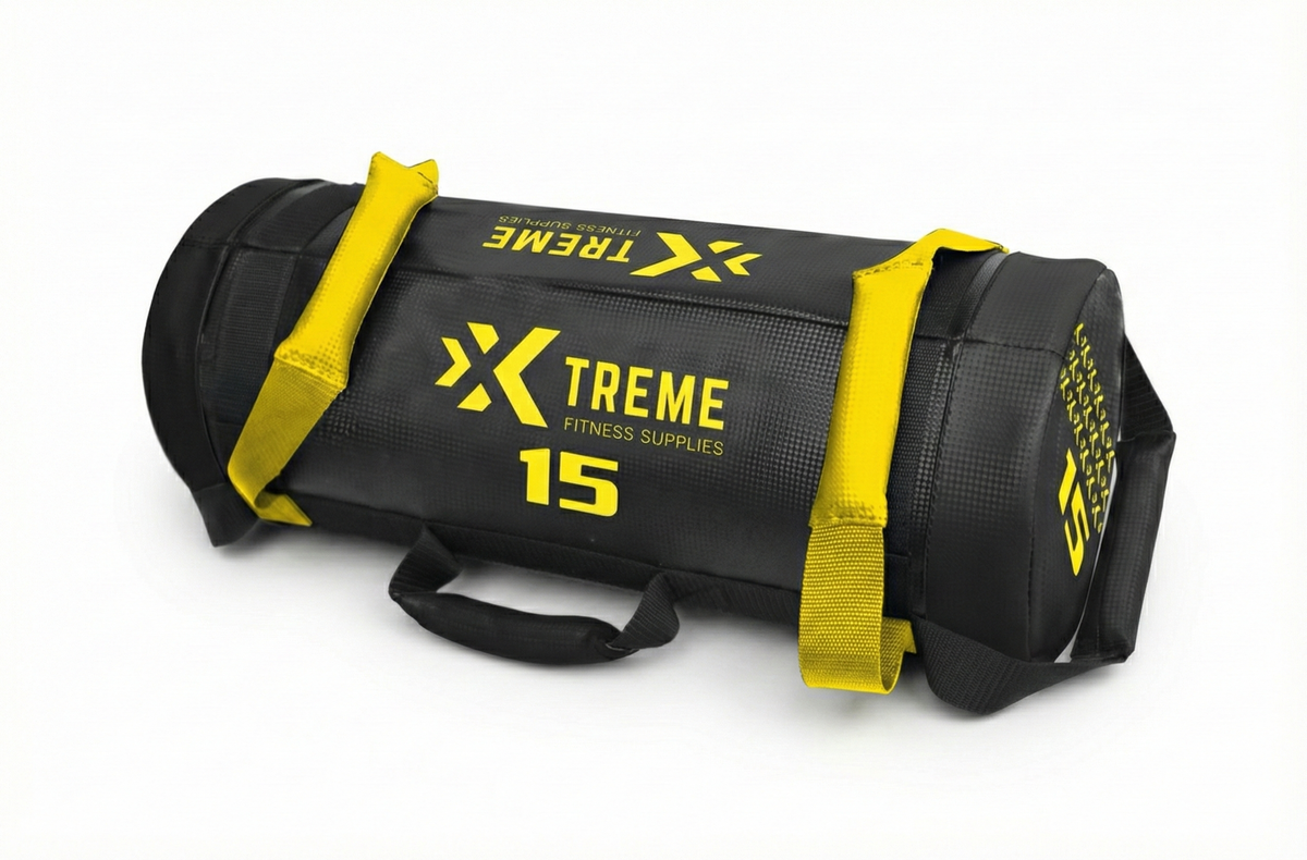 Prumium power bag 15kg zwart/geel