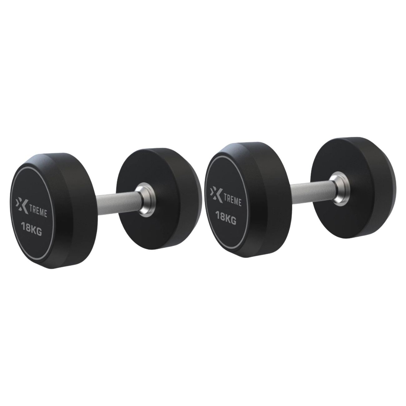 Krachttraining Dumbbells - Rubber Dumbbell 18kg